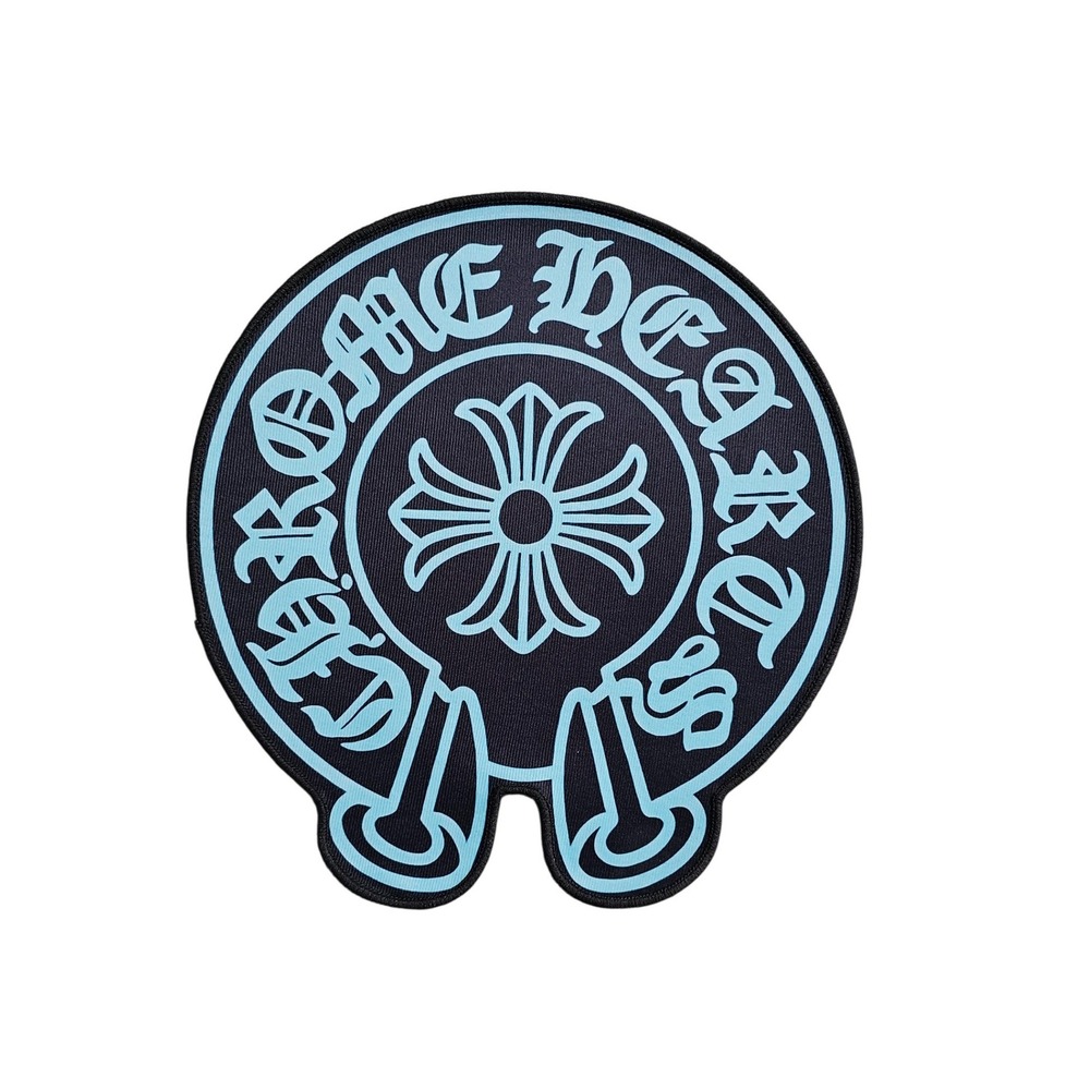 Chrome Hearts CH Teal Rug Non Slip Back